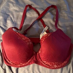 Victoria's Secret Deep Red Bra 32DD